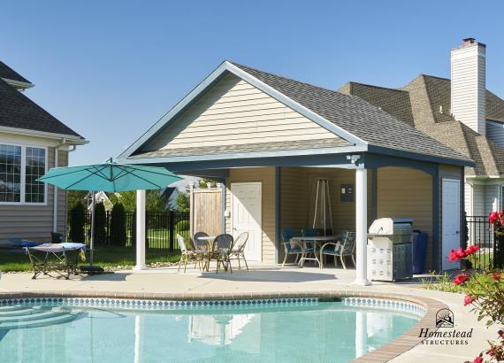 20' x 16' A-Frame Avalon Pool House in Ivyland PA