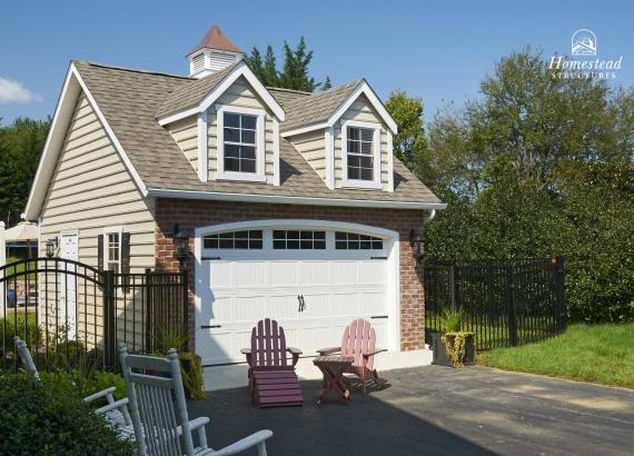 20' x 20' Classic Attic Garage with traditional dormers in Middletown, MD