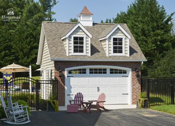 20' x 20' Classic Attic Garage with traditional dormers in Middletown, MD