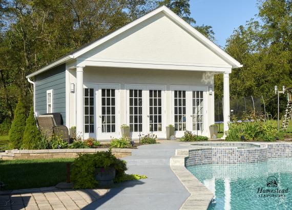 Custom 20' x 22' A-Frame Avalon Pool House in Downingtown PA