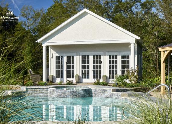 20' x 22' Custom Liberty A-Frame Pool House in Downingtown PA