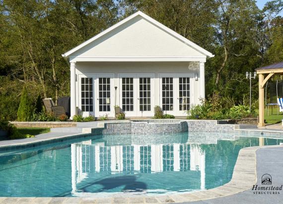 20' x 22' Custom Liberty A-Frame Pool House in Downingtown PA