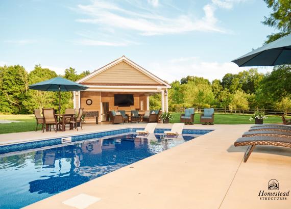 20' x 24' Avalon Pool House in Burton Ohio