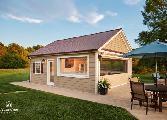 20' x 24' Avalon Pool House in Burton Ohio