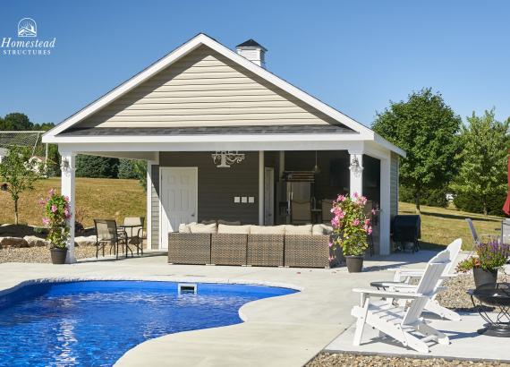 20x24 Avalon A-Frame Pool House in Schuylkill Haven PA