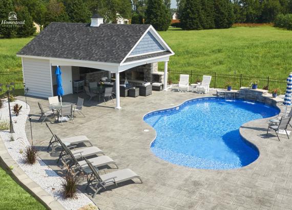 20x24 A-Frame Avalon Pool House in Mechanicsville, VA