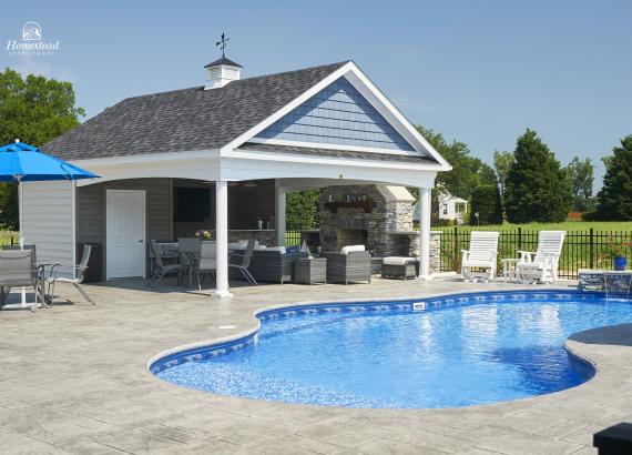 20x24 A-Frame Avalon Pool House in Mechanicsville, VA