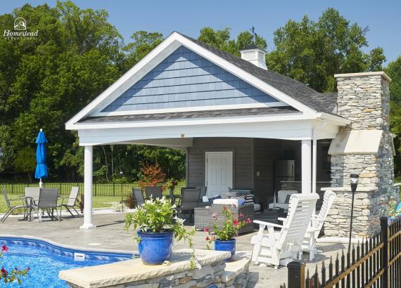 20x24 A-Frame Avalon Pool House in Mechanicsville, VA
