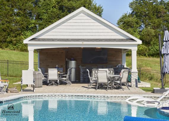 20' x 30' A-Frame Avalon Pool House in Catharpin VA