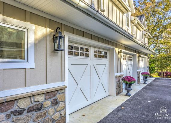 21' x 43' 3-Car Garage in Wayne PA with 2nd floor Gym & Living Space