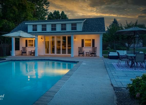 22' x 34' Custom A-Frame Pool House in Glenmoore, PA