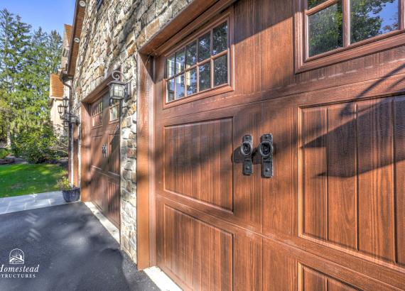 Exterior shot of 24' x 30' Custom 2-Car Garage with Cathedral Ceilings in New Hope PA