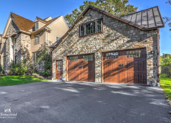 Exterior photo of 24' x 30' Custom 2-Car Garage with Cathedral Ceilings in New Hope PA