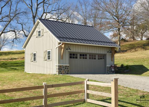 25' x 24' 2-Car Classic Truss Garage in Chadds Ford PA