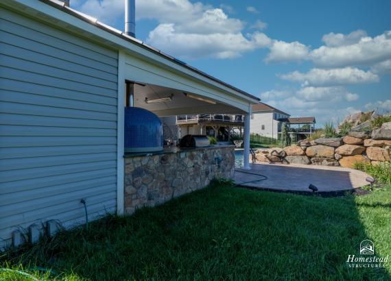 25' x 25' Avalon Hip Pool House with finished interior in Phoenixville PA