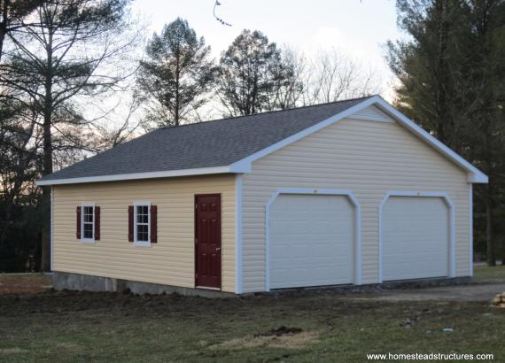 28' x 30' 2-Car Classic Truss Garage in Millersville, PA