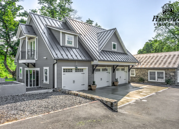 Custom 30x38 Two-Story Garage in Easton, PA – High-Quality Construction & Design