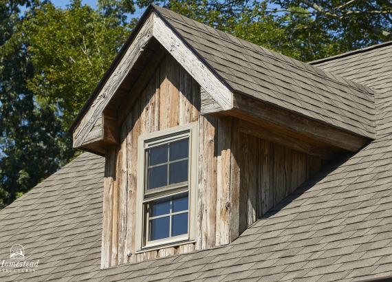 Window Dormer on 30' x 48' Classic 4-Car Garage with Mushroom Board Siding in Princeton New Jersey