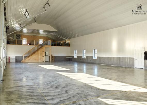 Gym and Event Space in 44' x 116' Commercial Barn