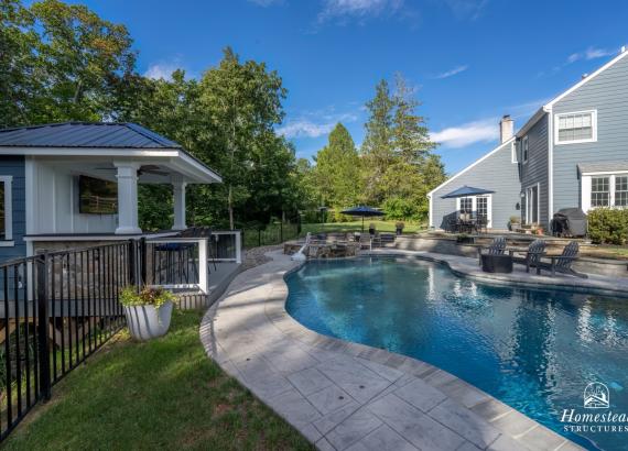 8' x 10' Special Siesta Poolside Bar with Deck in Phoenixville PA