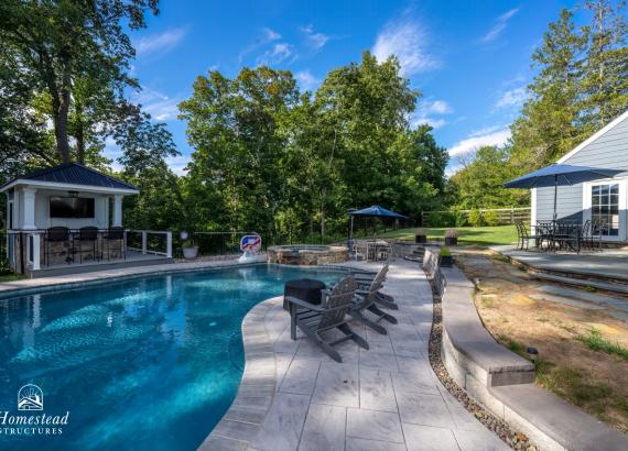 8' x 10' Special Siesta Poolside Bar with Deck in Phoenixville PA