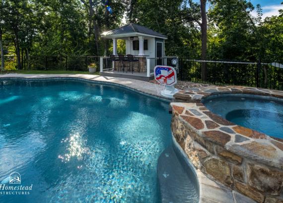 8' x 10' Special Siesta Poolside Bar with Deck in Phoenixville PA