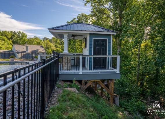 8' x 10' Special Siesta Poolside Bar with Deck in Phoenixville PA