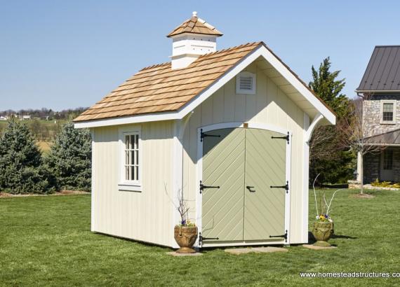 8x12 Premier Garden Shed with cupola