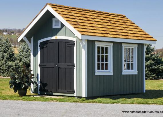 8' x 12' Premier Garden Shed with interior loft