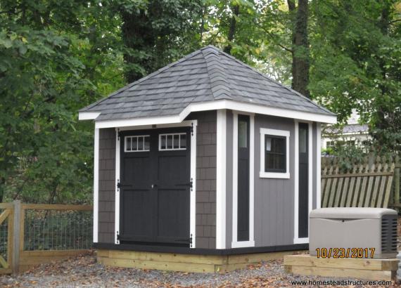9' x 9' Custom Garden Shed