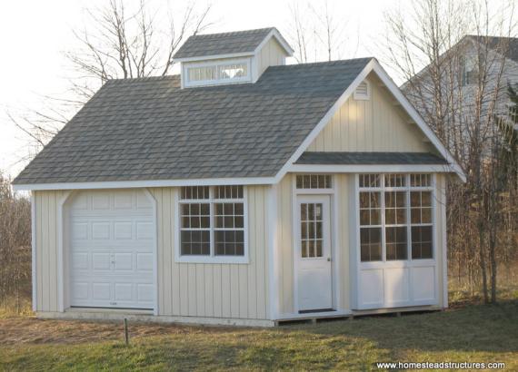 14 x 20 Liberty A Frame Shed (D-temp Siding)