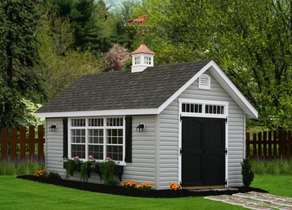 10' x 16' Century A Frame Shed (Vinyl Siding)