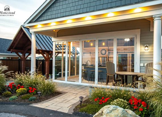 20' x 24' Custom A-Frame Avalon Pool House Display in New Holland PA