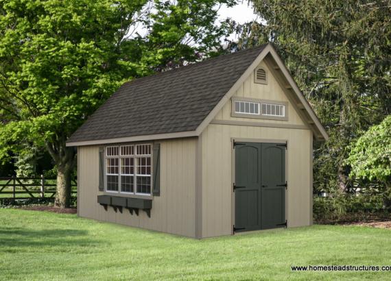 12' x 20' Liberty A Frame Shed (D-temp Siding)