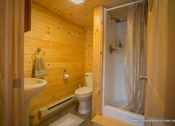 Heritage Pool House Bathroom with Shower