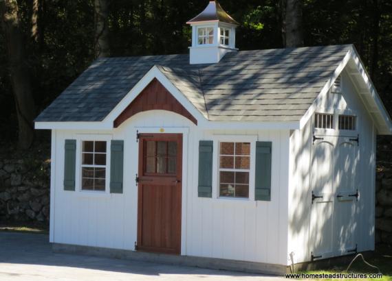 10' x 16' Classic A Frame Shed (D-Temp Siding)