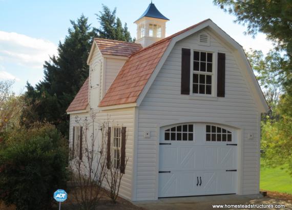 14' x 24' Liberty Dutch Barn Shed (Vinyl Siding)