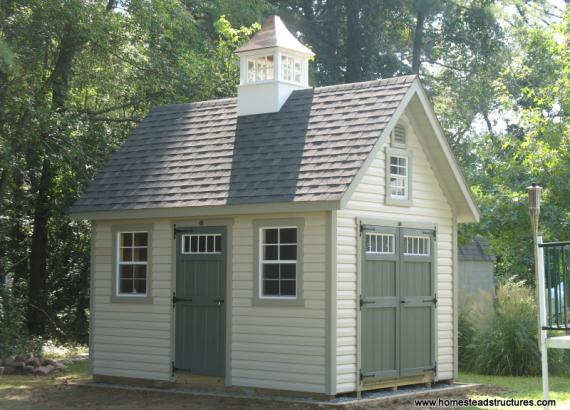 10' x 14' Liberty A Frame Shed (Vinyl Siding)