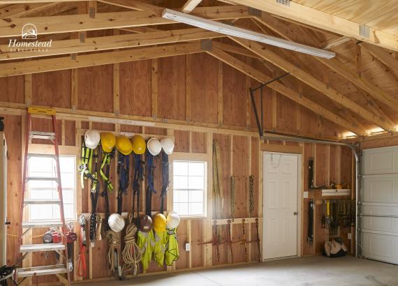 Interior of of a 24x24 Garage