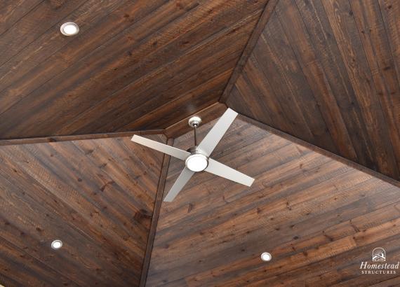 Tongue & Groove Etchwood Ceiling for pavilions and Avalons
