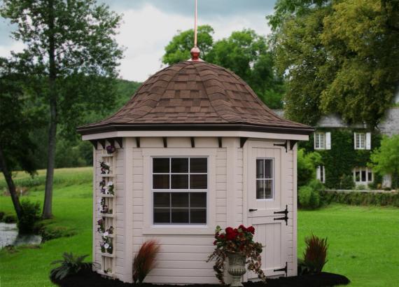 Garden Belle - Round Shed - Hexagonal Shed