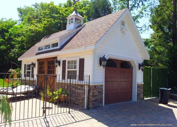 12 x 24 Liberty A Frame Shed (Vinyl Siding)