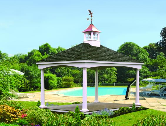 Amish Built Pool Houses, Pavilions Garages &amp; Sheds 