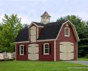 14' x 24' Liberty Dutch Barn Shed (Vinyl Siding)