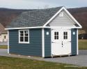 12' x 16' Century A-Frame Shed with Hardi Plank siding & 4-lite Craftsman door