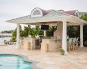 18' x 18' Custom Vintage Pavilion with Gourmet Outdoor Kitchen in Loveladies, LBI, NJ