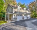 Exterior photo of a 21' x 43' 3-Car Garage in Wayne PA with gym and living space