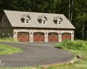 30' x 48' Classic 4-Car Garage with Mushroom Board Siding in Princeton New Jersey