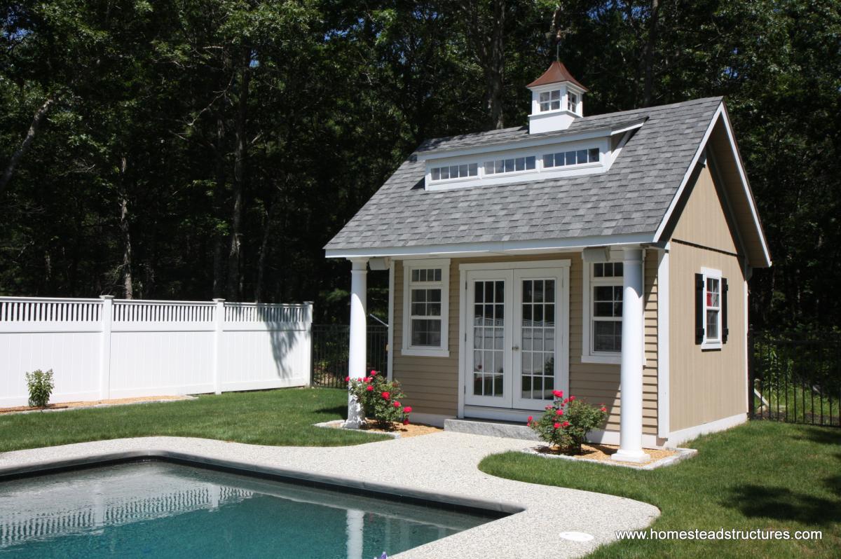 Building shed on side house Building shed on side house