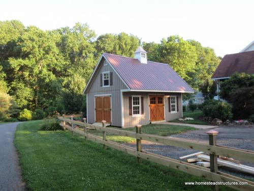 2 Story A-Frame Shed